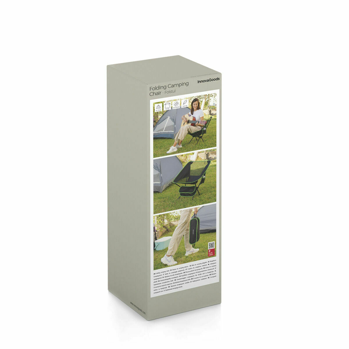 Chaise de camping pliable