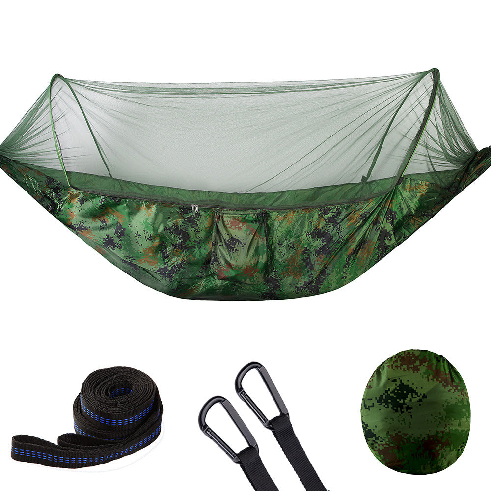 Hamac avec moustiquaire camping / voyage / jardin