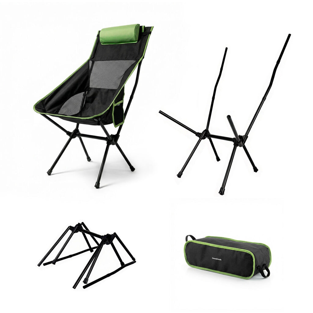 Chaise de camping à bascule 2 en 1